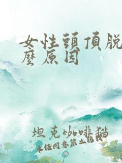 女性头顶脱发什么原因