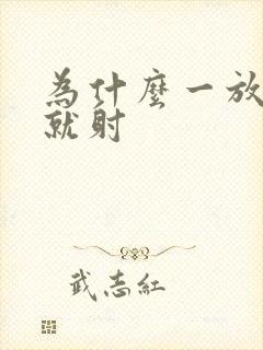 为什么一放进去就射