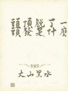 头顶脱了一小块头发是什么原因