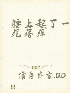 腰上起了一片红疙瘩痒