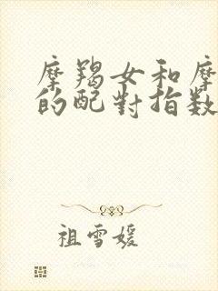 摩羯女和摩羯男的配对指数