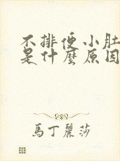 不排便小肚子胀是什么原因引起的