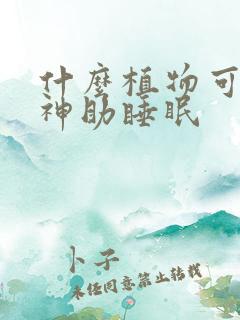 什么植物可以安神助睡眠