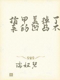 指甲盖掉了长出来的凹凸不平