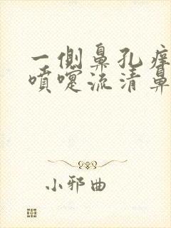 一侧鼻孔痒总打喷嚏流清鼻涕