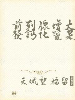 前列腺增大伴多发钙化灶是什么意思?