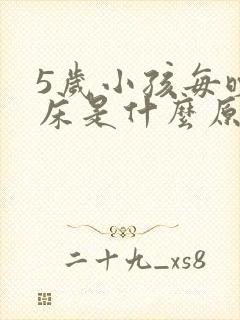 5岁小孩每晚尿床是什么原因?