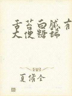 舌苔白腻有齿痕大便糖稀