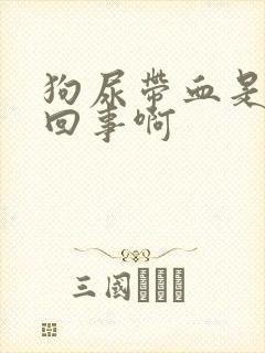 狗尿带血是怎么回事啊