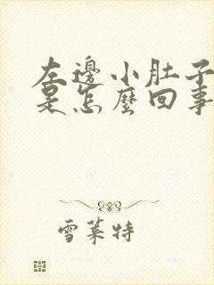 左边小肚子胀气是怎么回事