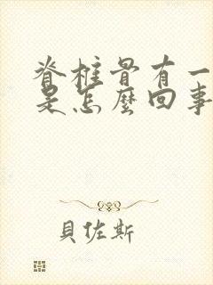 脊椎骨有一节疼是怎么回事