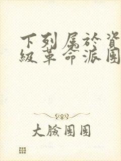 下列属于资产阶级革命派团体的是(