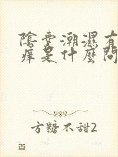 阴囊潮湿有红点痒是什么问题