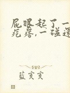 屁眼起了一个硬疙瘩,一碰还疼