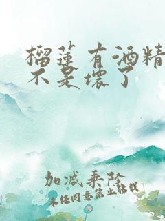 榴莲有酒精味是不是坏了