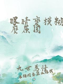 眼睛变模糊是什么原因