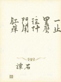 肛门往里一点很痒用什么止痒