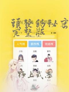头发的秘密漫画完整版：结局+番外