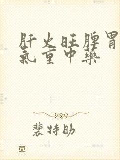 肝火旺脾胃虚湿气重中药