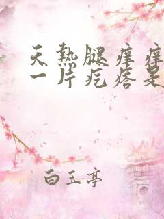 天热腿痒痒一挠一片疙瘩是怎么回事