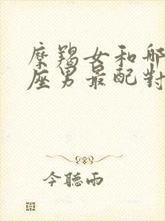 摩羯女和哪个星座男最配对