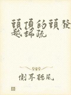 头顶的头发越来越稀疏