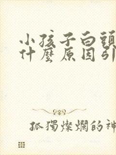 小孩子白头发是什么原因引起的