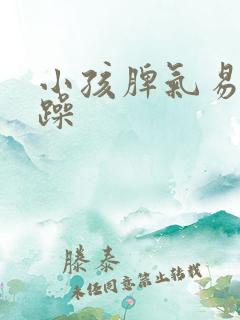 小孩脾气易怒暴躁