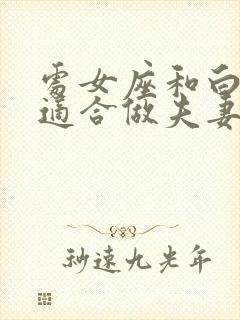 处女座和白羊座适合做夫妻吗