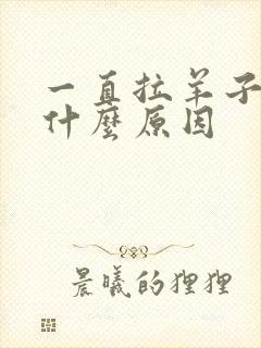 一直拉羊子屎是什么原因