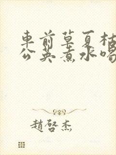 车前草夏枯草蒲公英煮水喝的功效