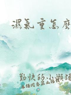 湿气重怎么调理