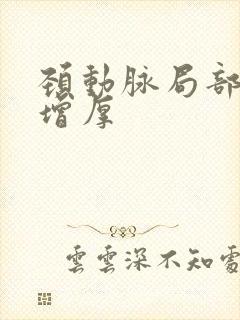 颈动脉局部中膜增厚