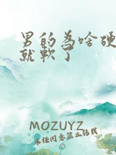 男的为啥硬一会就软了