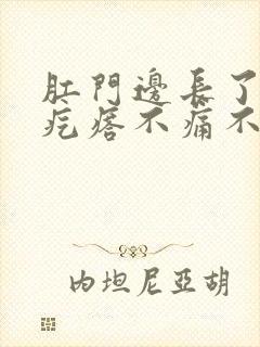 肛门边长了个硬疙瘩不痛不痒