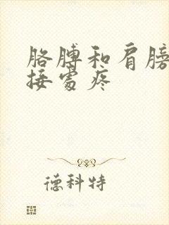 胳膊和肩膀的连接处疼