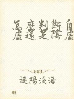 怎么判断自己阳虚还是阴虚