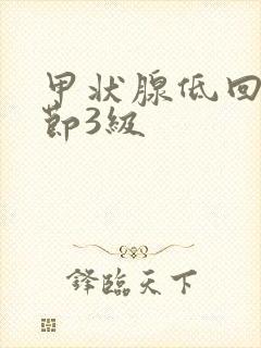 甲状腺低回声结节3级