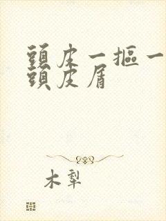 头皮一抠一大块头皮屑