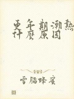 更年期潮热盗汗什么原因