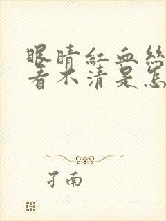 眼睛红血丝模糊看不清是怎么回事