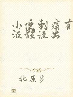 小便刺痛有黄色液体流出