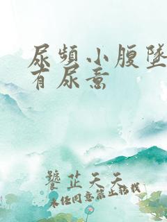 尿频小腹坠胀总有尿意