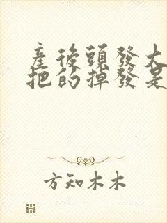 产后头发大把大把的掉发是怎么回事