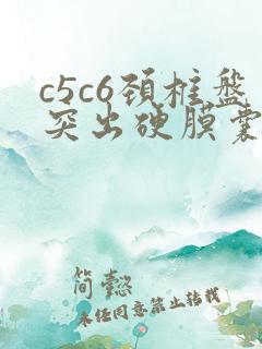 c5c6颈椎盘突出硬膜囊受压
