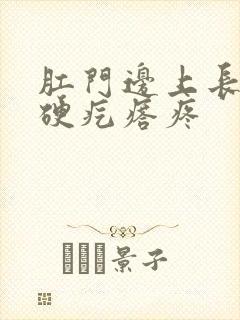 肛门边上长了个硬疙瘩疼