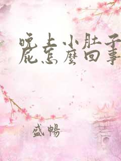 晚上小肚子胀放屁怎么回事