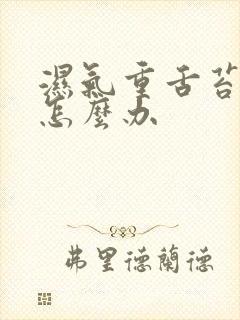 湿气重舌苔黄厚怎么办