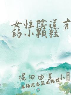 女性阴道有突出的小颗粒