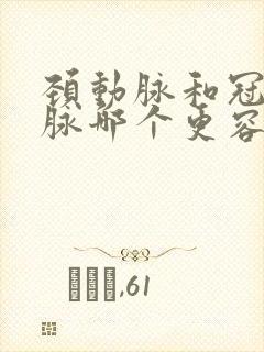 颈动脉和冠状动脉哪个更容易长斑块